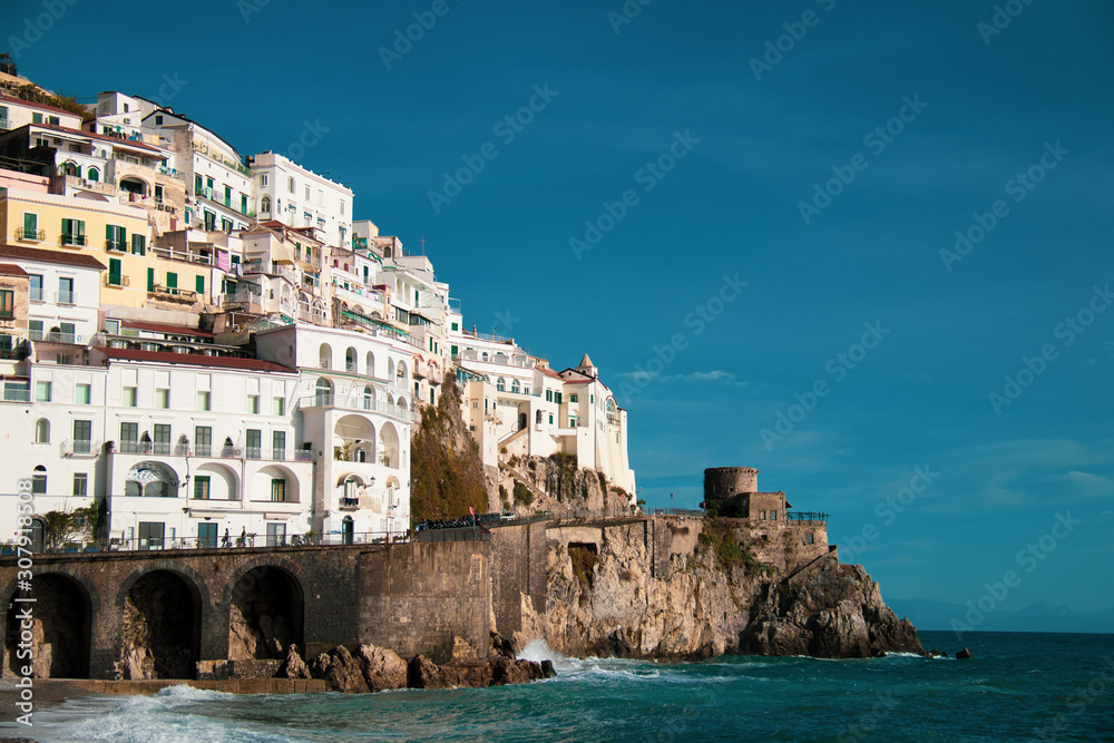 Casas de Amalfi, costiera amalfitana italiana
