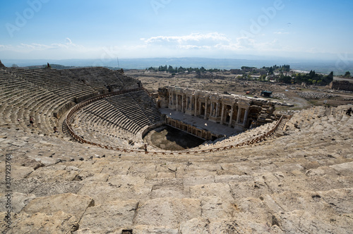 View of ruins of Hierapolis