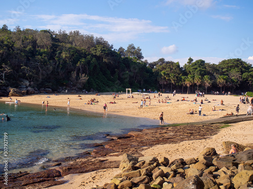 Photography People Enjoying Summer On Shelly Beach In Manly
