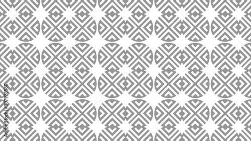 Wallpaper Mural Graphic motif in black and white composed of chained rhombuses with stroboscopic and hypnotic effect, which rotates clockwise and increases in size Torontodigital.ca