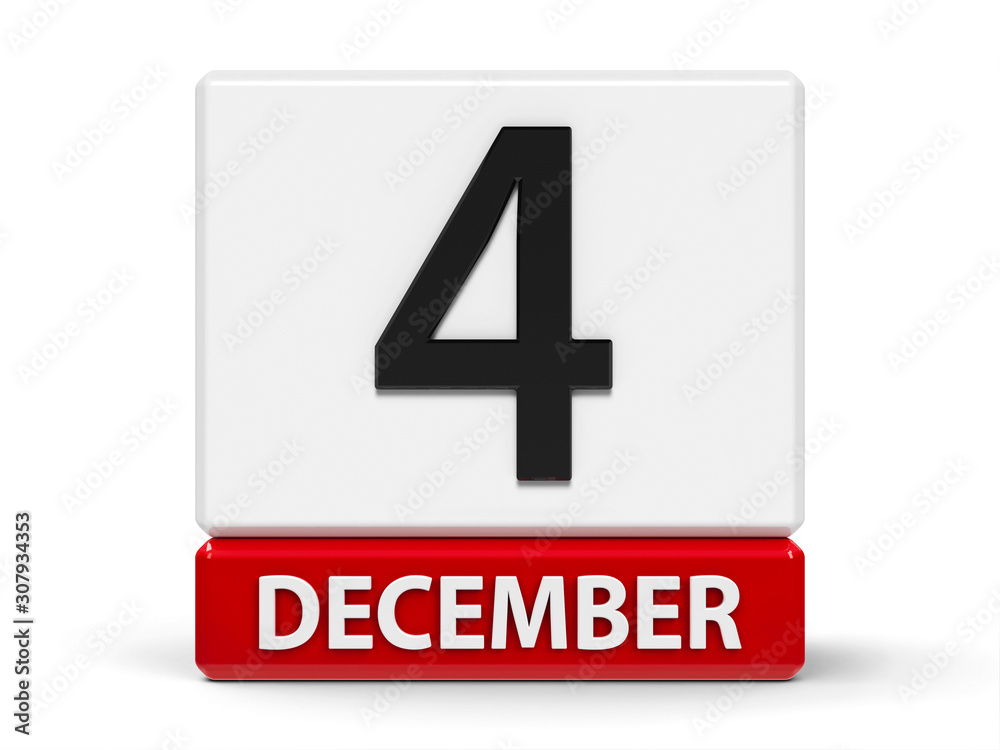 Cubes calendar 4th December Cubes calendar 4th December