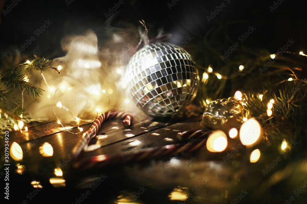 Obraz premium christmas ball on a background