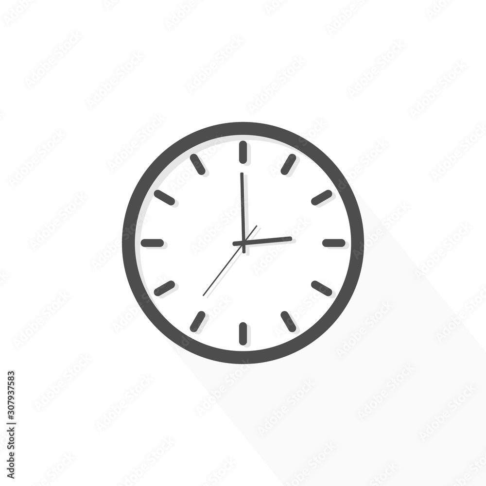 Clock Icon Vector Illustration - Vector Clock Icon Vector Illustration - Vector