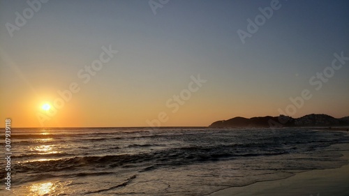 sunset on the beach © Scarcha