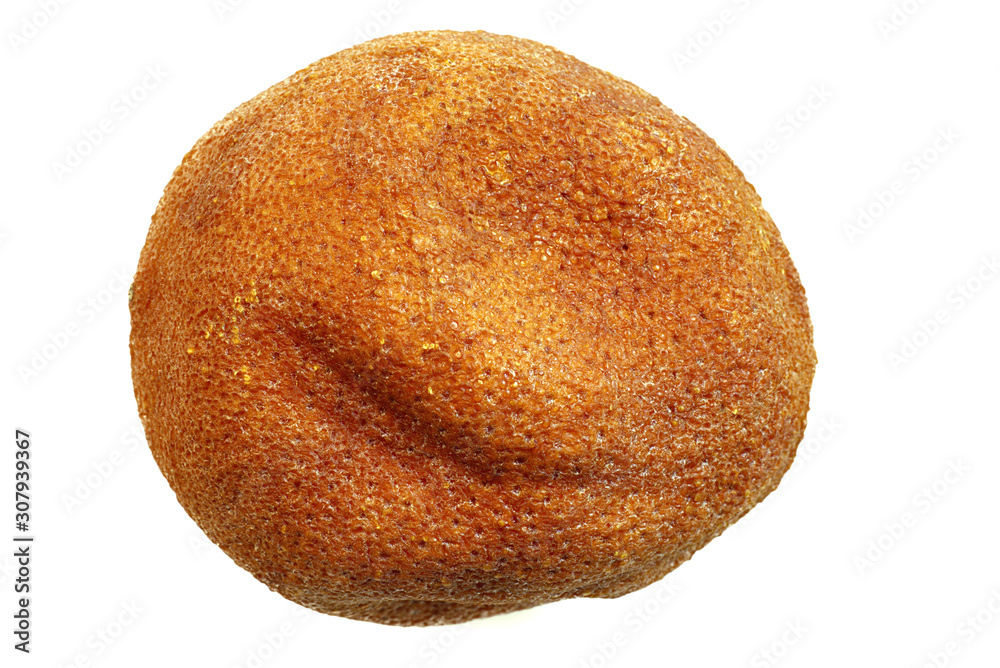 Dried whole orange. Isolated on a white background. Dried whole orange. Isolated on a white background.