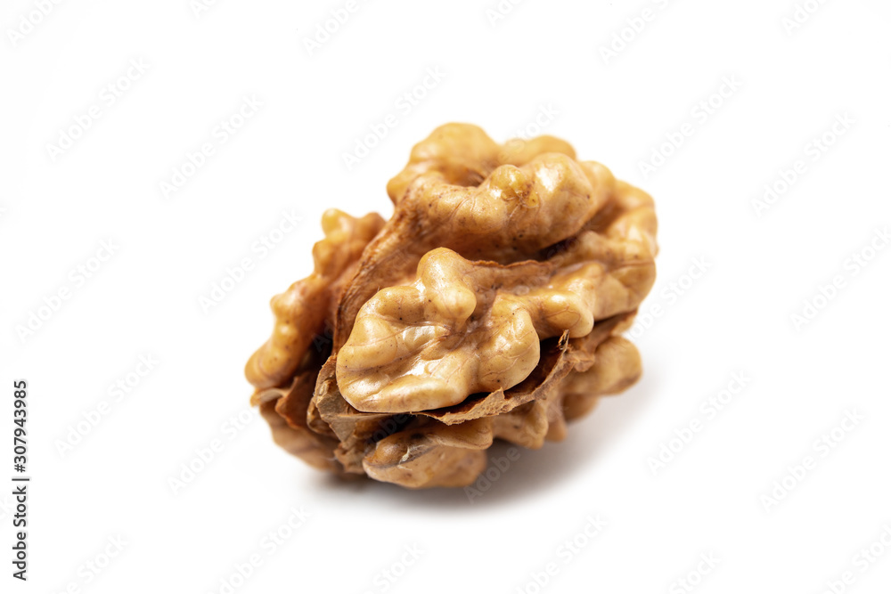 Walnuts isolated on white background. Walnuts isolated on white background.