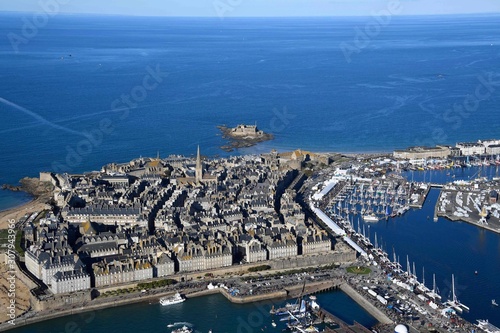 Saint-Malo vu d'un Drone