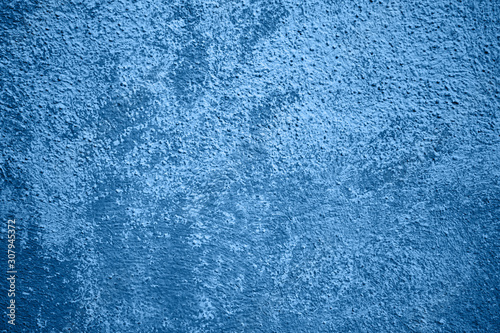 Blue Concrete wall texture. Copy space