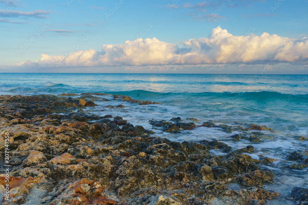 Atlantic Ocean Rocky Beach in Varadero, Cuba Atlantic Ocean Rocky Beach in Varadero, Cuba