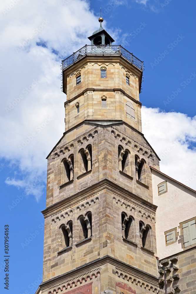 Square Stone Church Tower 6387-042