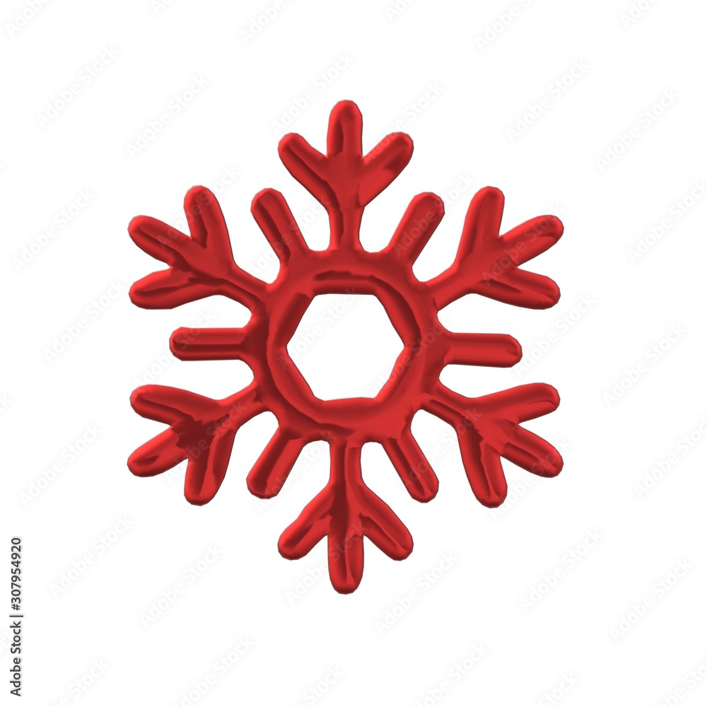 snowflake on white background snowflake on white background
