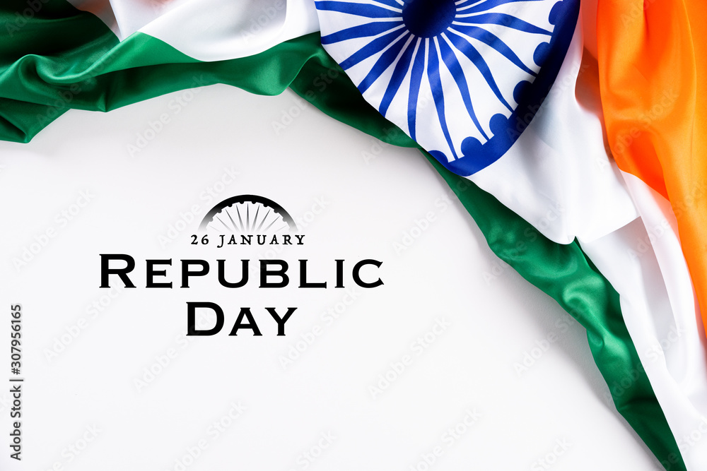 Happy republic day india 26 january background Vector Image