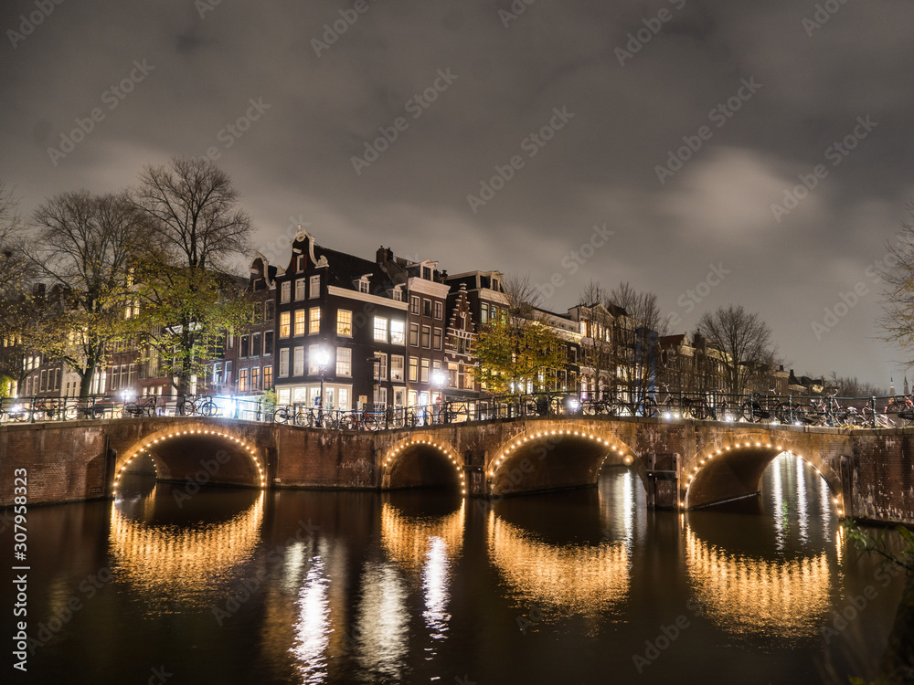 Canals and bridges of Amsterdam