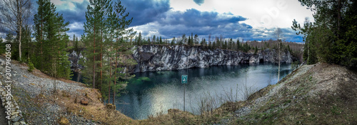 Ruskeala park. Marble Canyon