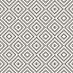 Fototapete Ethno-Muster Diagonale Linien und Rauten Schwarz Weiß  © Olgastocker
