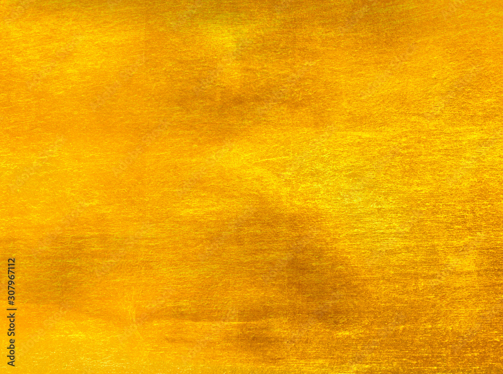 Shiny yellow leaf gold foil texture Shiny yellow leaf gold foil texture