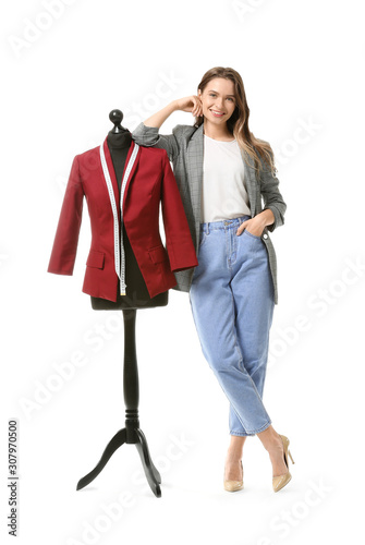 Beautiful female designer o...