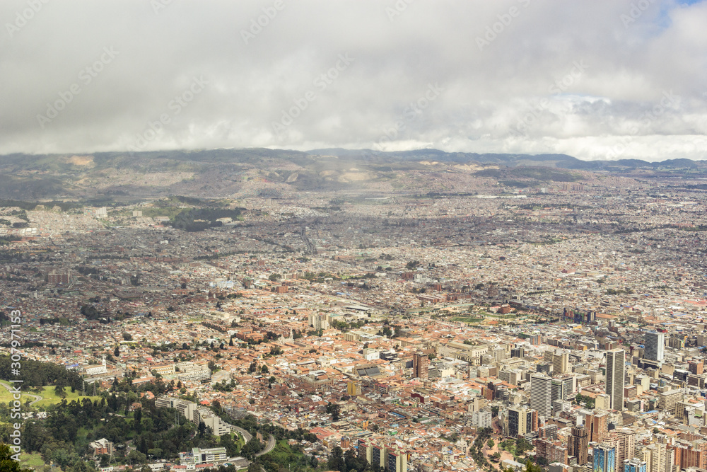 landscape of city of bogota colombia