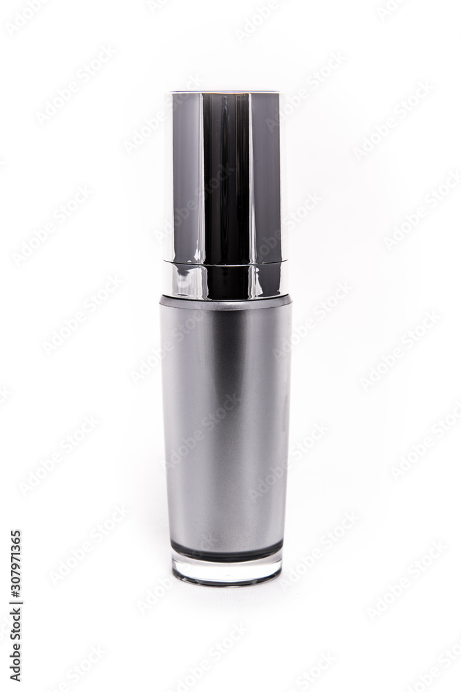 Bottle cosmetic container, isolate on white background. Bottle cosmetic container, isolate on white background.