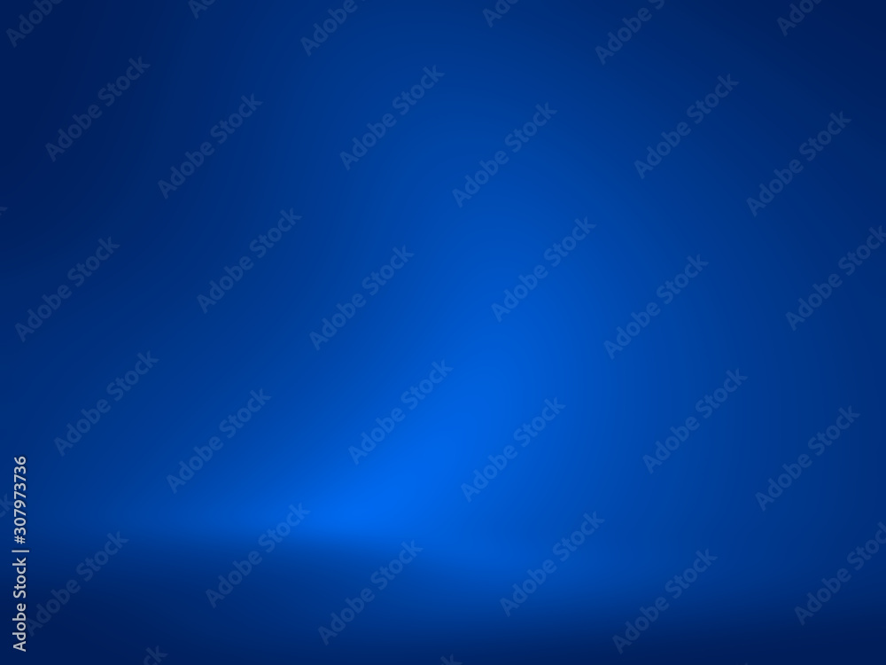 Abstract blue background for web design templates, valentine, christmas, product studio room and business report with smooth gradient color.