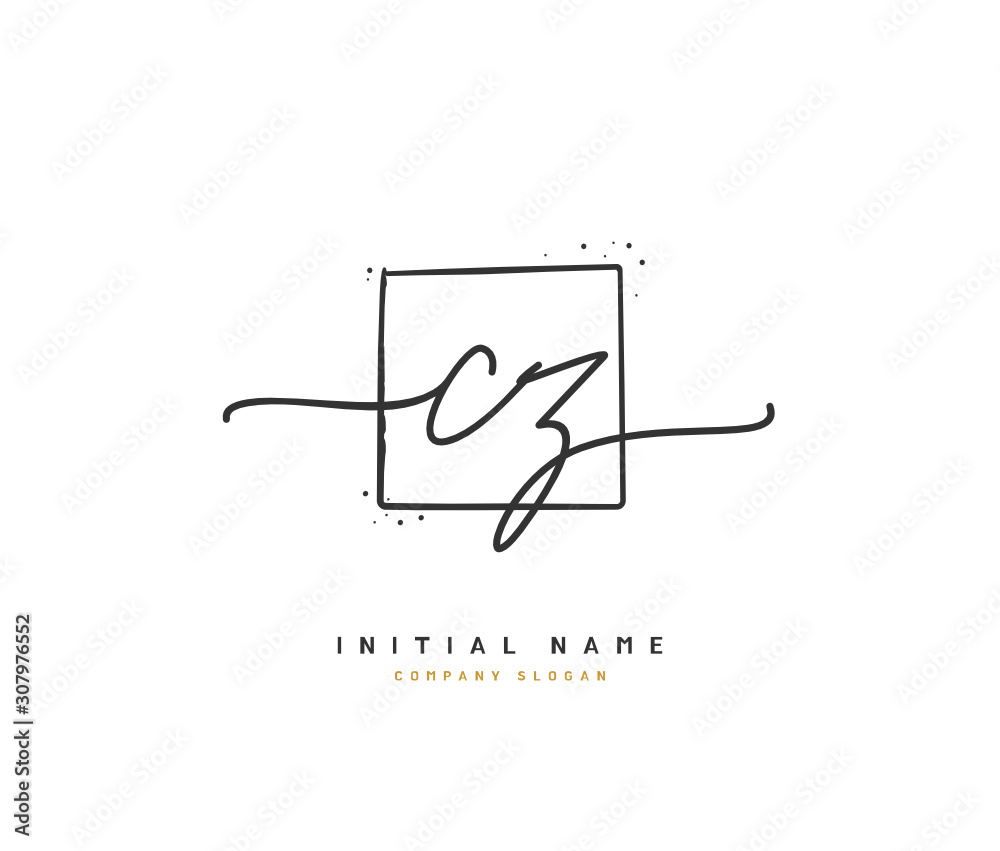 C Z CZ Beauty vector initial logo, handwriting logo of initial signature, wedding, fashion, jewerly, boutique, floral and botanical with creative template for any company or business. C Z CZ Beauty vector initial logo, handwriting logo of initial signature, wedding, fashion, jewerly, boutique, floral and botanical with creative template for any company or business.