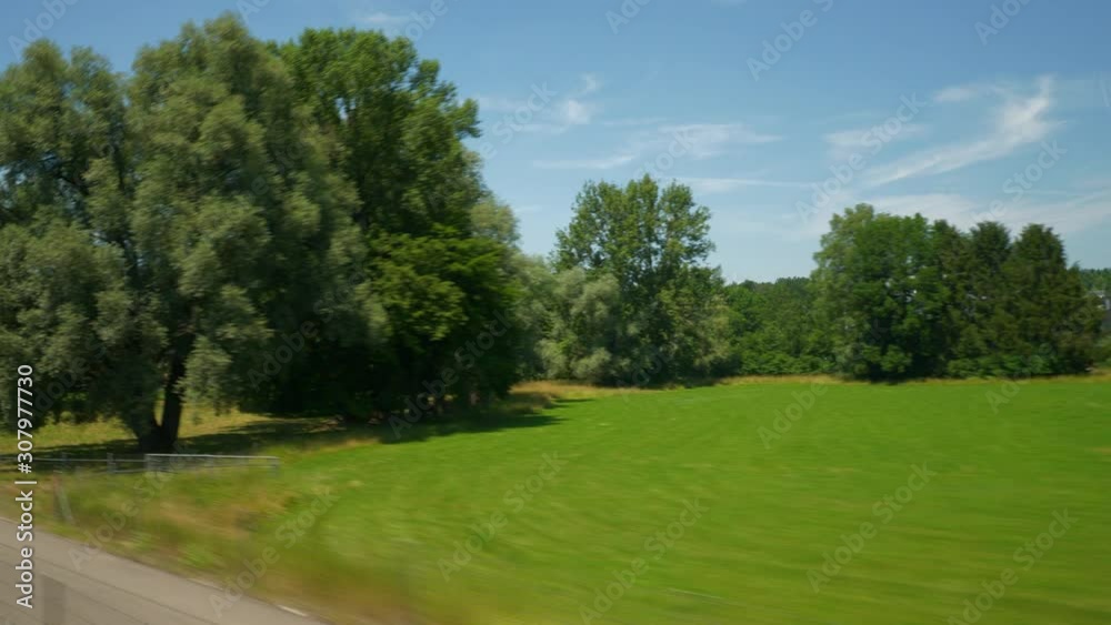 zurich city basel district sunny day train road trip passenger side pov panorama 4k switzerland zurich city basel district sunny day train road trip passenger side pov panorama 4k switzerland
