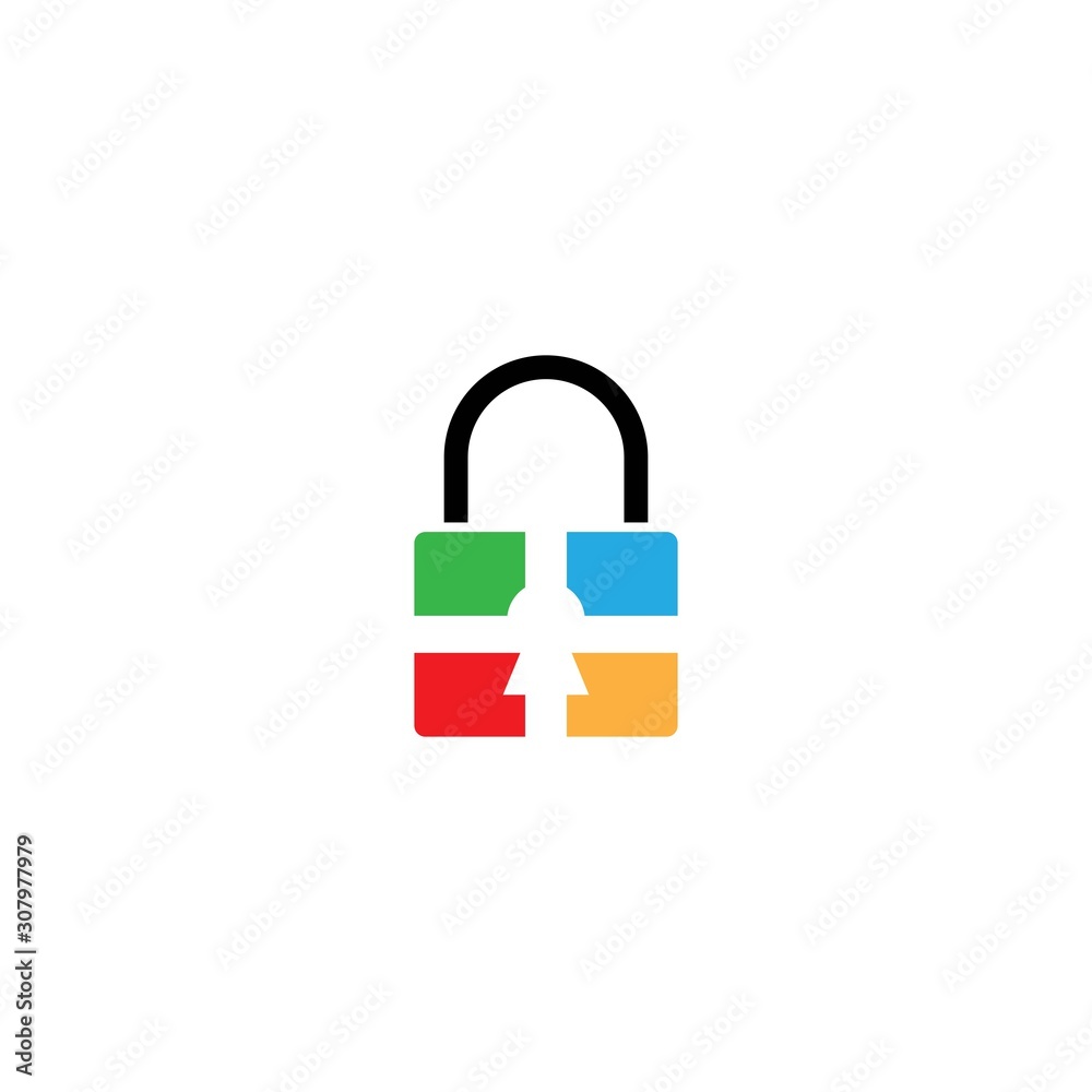 Security logo template vector icon design Security logo template vector icon design