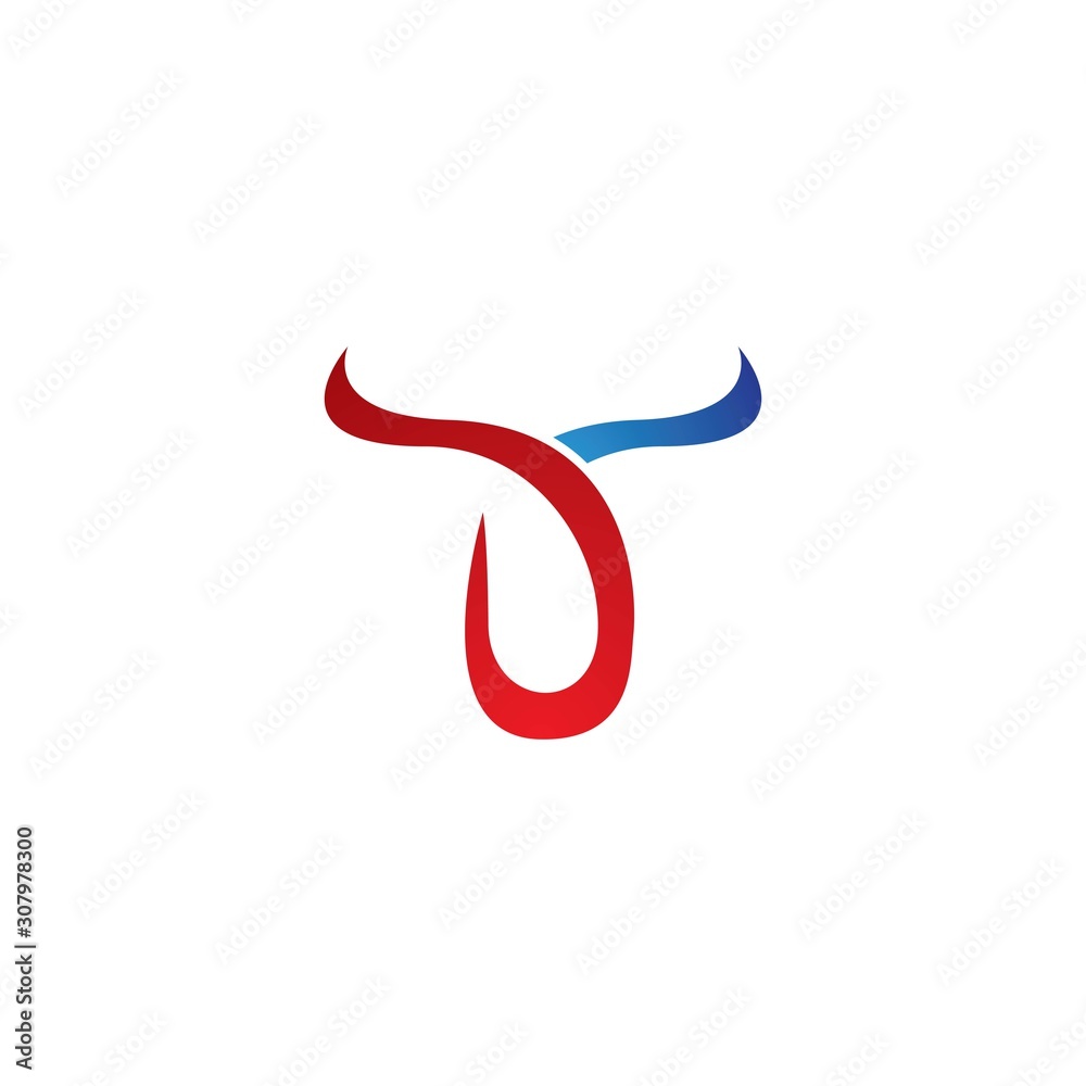 Bull logo template vector icon design Bull logo template vector icon design