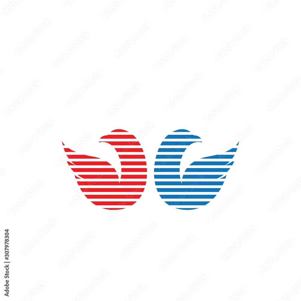 Obraz premium Eagle logo template vector icon design