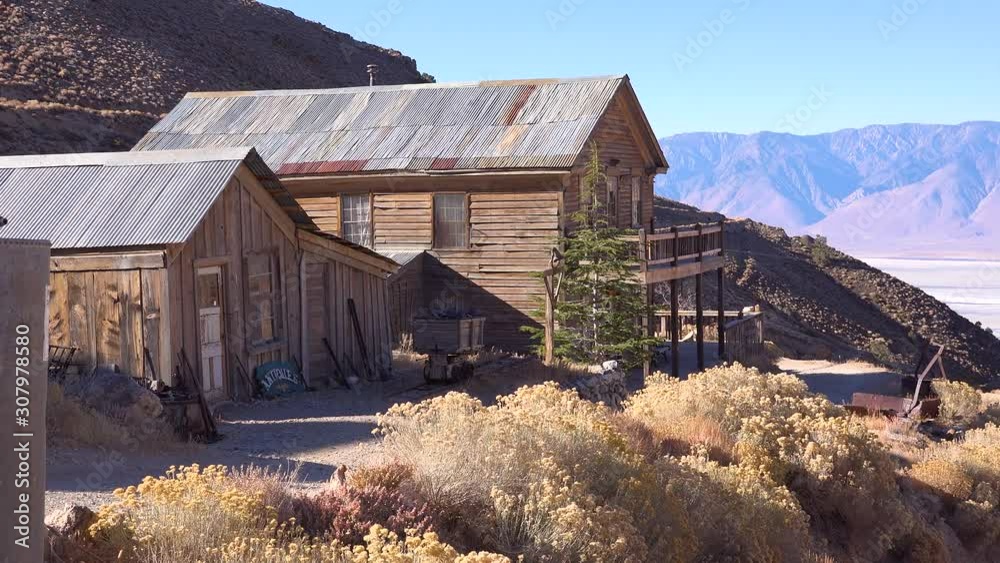 2019 establishing of Cerro Gordo ghost town in the mountains above