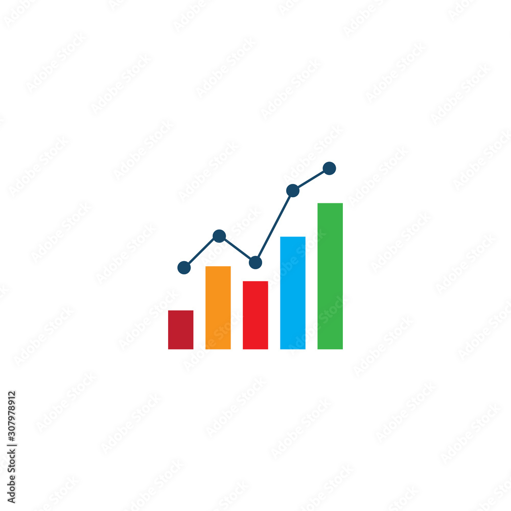 business finance icon vector chart goal business finance icon vector chart goal
