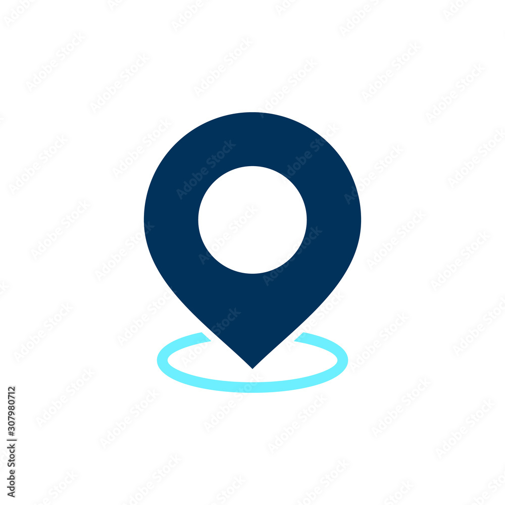 Pin on map pin icon isolated on white background. Pin on map pin icon in trendy design style. Pin on map pin icon isolated on white background. Pin on map pin icon in trendy design style.