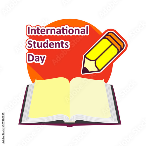 Literacy Day book international library banner concept set.