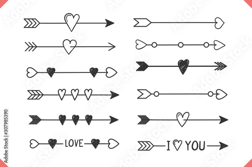 Arrows with Hearts