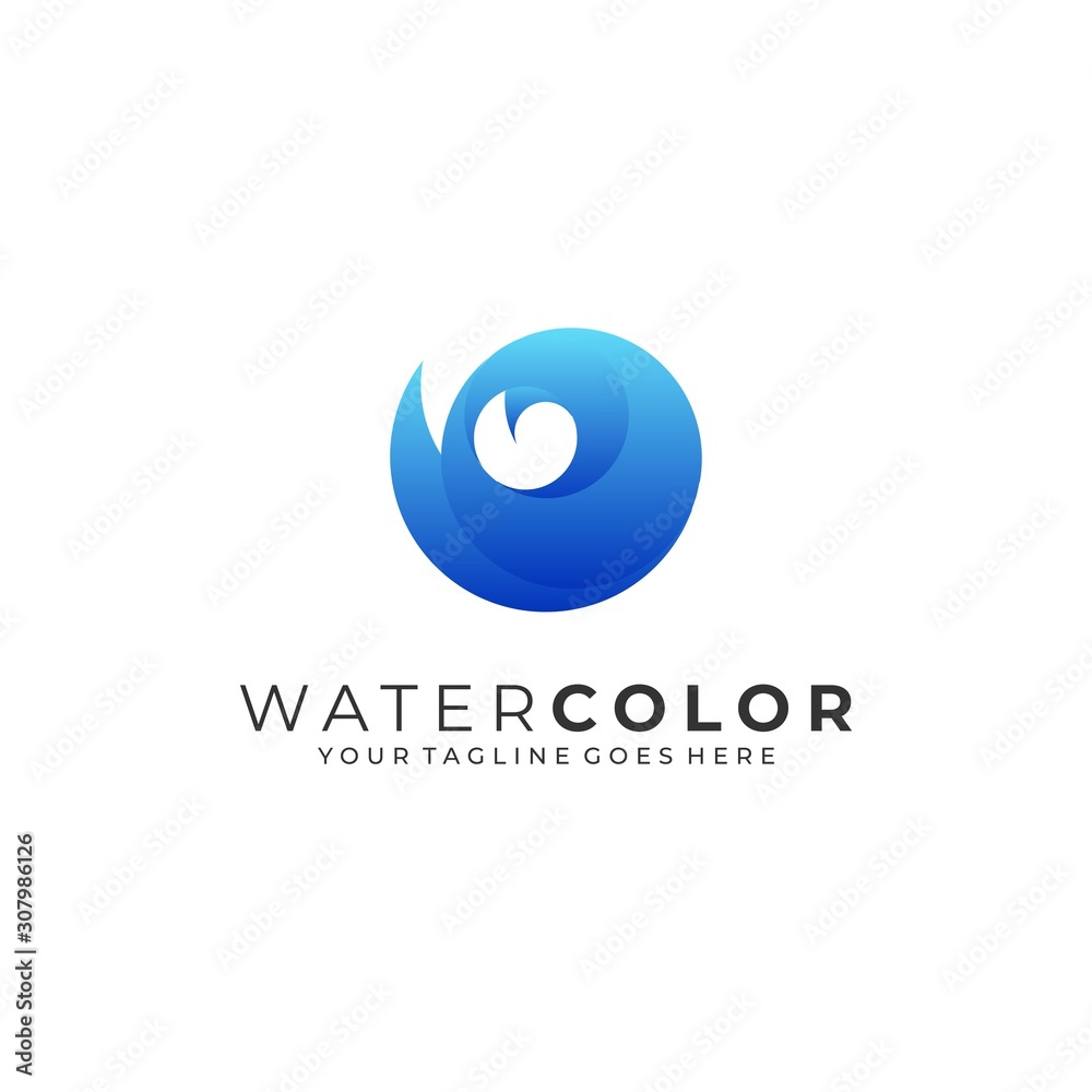Water Abstract Illustration Vector Template Water Abstract Illustration Vector Template