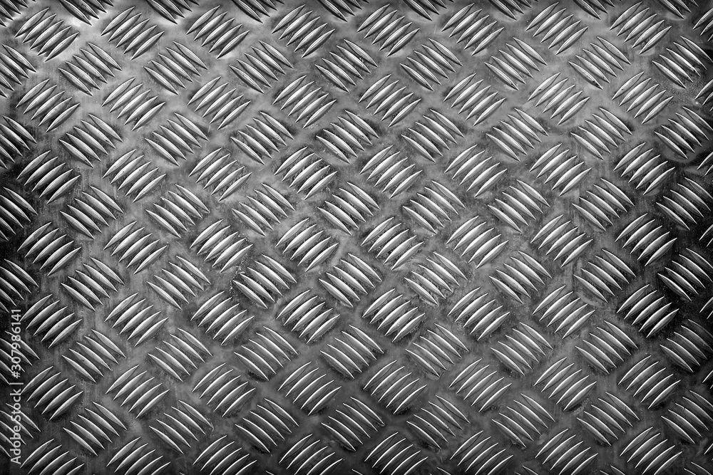 Aluminum dark plate texture with diamond pattern Aluminum dark plate texture with diamond pattern