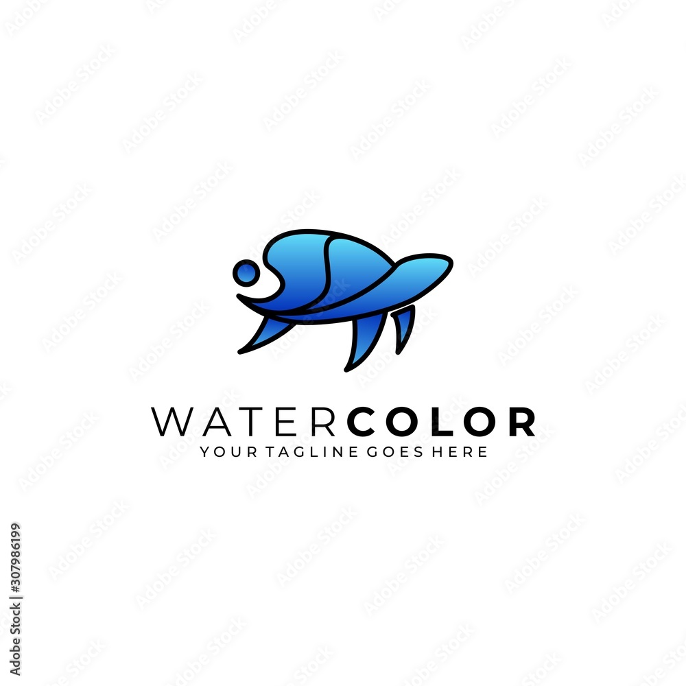 Water Abstract Illustration Vector Template Water Abstract Illustration Vector Template
