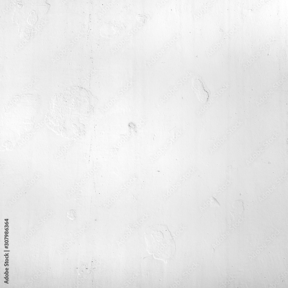 Old white concrete texture wall at temple.