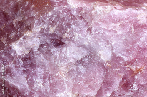 Beautiful rose quartz background. quartz gemstone pink