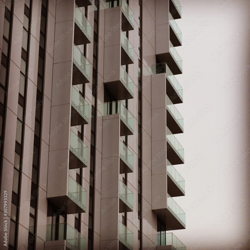 facade of modern building