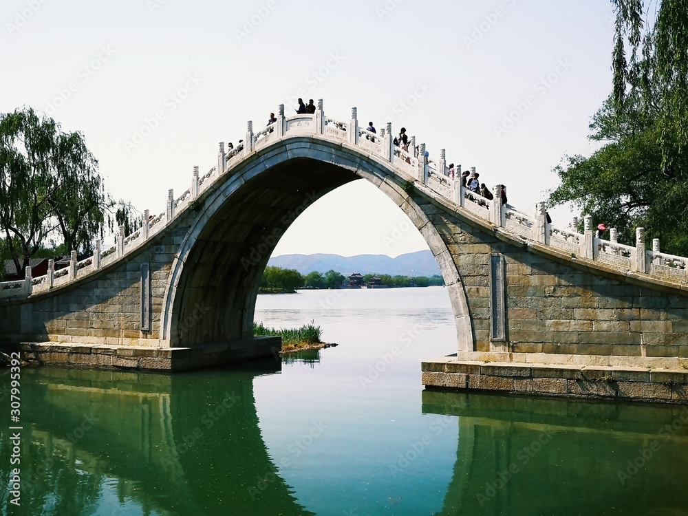 Obraz premium Bridge in Summer palace 