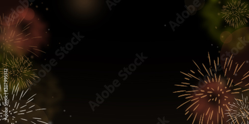 background fireworks, sparkle in the dark, new year fireworks