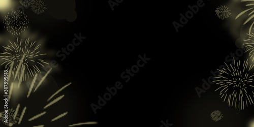 background fireworks, sparkle in the dark, new year fireworks