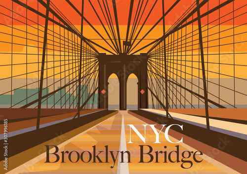 Brooklyn Bridge over the East River