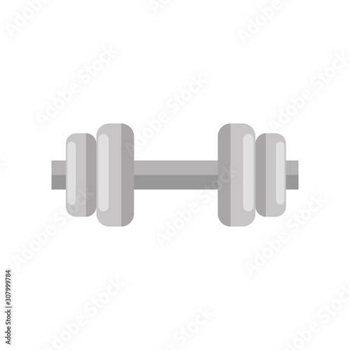 Weight icon design, Healthy lifestyle gym fitness bodybuilding bodycare activity exercise and diet theme Vector illustration