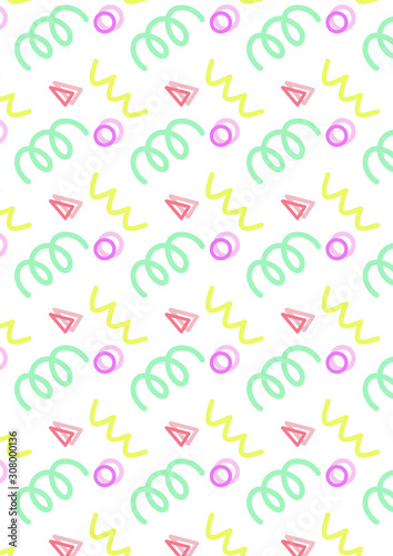ファンシー レトロ 80年代 パターン 背景 Stock Illustration Adobe Stock ファンシー レトロ 80年代 パターン 背景 Stock Illustration Adobe Stock