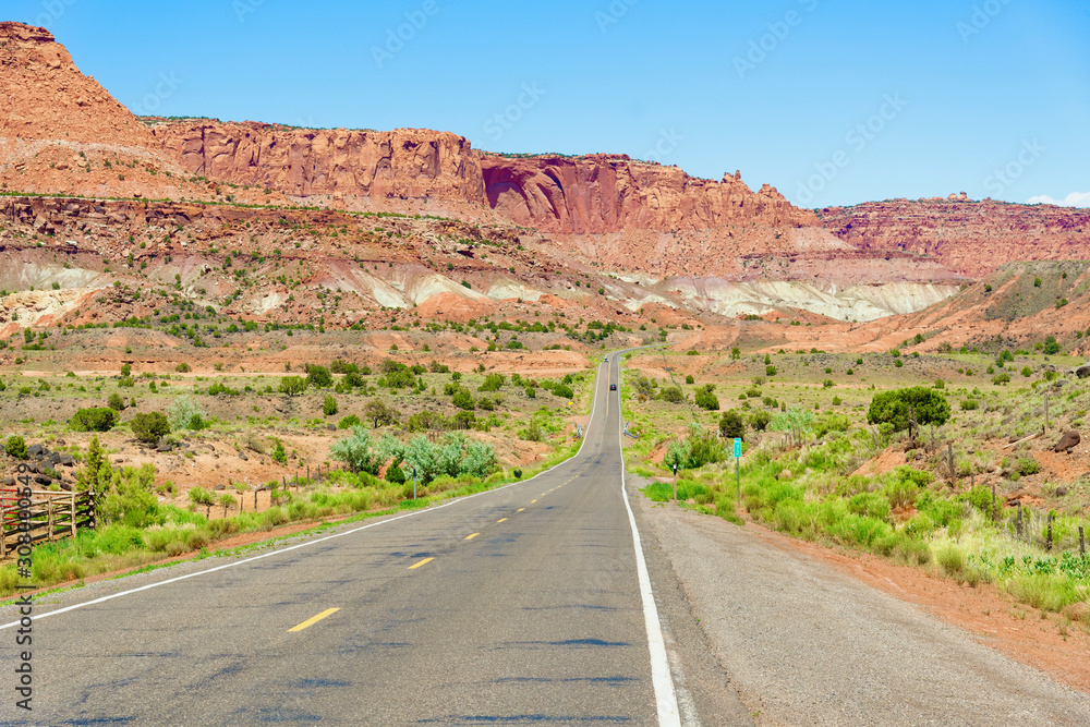 Utah State Route 24 near Capitol Reef National Park