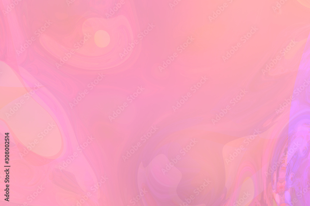 background of smooth reflective shiny liquid surface - background design template, sweet abstract background image, magenta 3D illustration