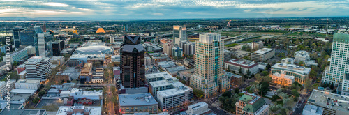 Aerial images of downtown Sacramento Fototapeta