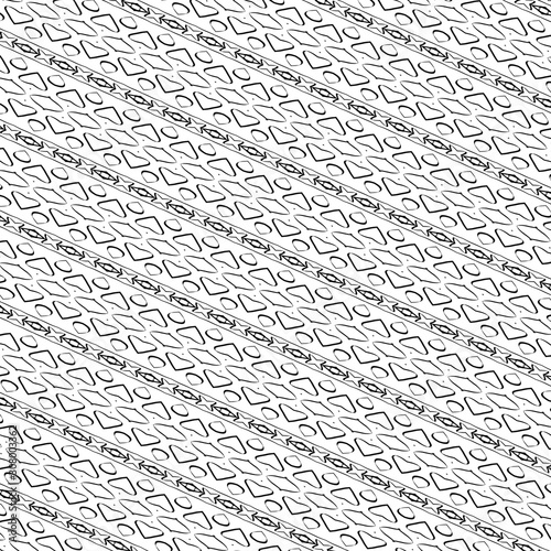 BLACK AND WHITE ABSTRACT PATTERN
